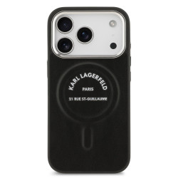 Karl Lagerfeld PU RSG Logo MagSafe Case for iPhone 17 Pro / black