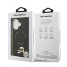Karl Lagerfeld PU Karl and Choupette Heads Pins MagSafe Case for iPhone 17 / black