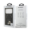Karl Lagerfeld PU Karl and Choupette Heads Pins MagSafe Case for iPhone 17 Pro black