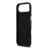 Karl Lagerfeld Grained PU Repeated Logo MagSafe Case for iPhone Air / black