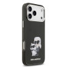 Karl Lagerfeld IML Aquarelle Karl and Choupette Case for iPhone 17 Pro / Black