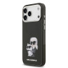 Karl Lagerfeld IML Aquarelle Karl and Choupette Case for iPhone 17 Pro Max / black