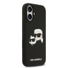 Karl Lagerfeld Liquid Silicone Double Heads MagSafe Case for iPhone 17 / black