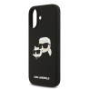 Karl Lagerfeld Liquid Silicone Double Heads MagSafe Case for iPhone 17 / black