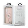 Karl Lagerfeld Liquid Silicone Karl and Choupette MagSafe Case for iPhone 17 / Pink