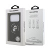 Karl Lagerfeld Liquid Silicone Karl and Choupette MagSafe Case for iPhone 17 Pro Max / black