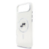 Karl Lagerfeld IML K&CH Heads Metal Frame MagSafe Case for iPhone Air / Transparent