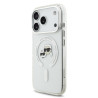 Karl Lagerfeld IML K&CH Heads Metal Frame MagSafe Case for iPhone 17 Pro / Transparent
