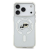 Karl Lagerfeld IML K&CH Heads Metal Frame MagSafe Case for iPhone 17 Pro / Transparent
