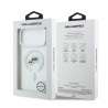 Karl Lagerfeld IML K&CH Heads Metal Frame MagSafe Case for iPhone 17 Pro Max / Transparent
