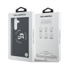 Karl Lagerfeld Liquid Silicone K&CH Heads MagSafe Case for Samsung Galaxy S25 FE / Black