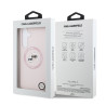 Karl Lagerfeld Liquid Silicone K&CH Heads MagSafe Case for Samsung Galaxy S25 FE / pink
