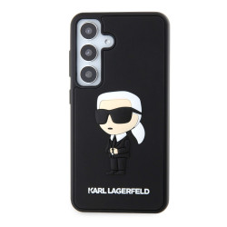 Karl Lagerfeld 3D Rubber Ikonik Case for Samsung Galaxy S24 / Black