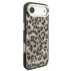 Karl Lagerfeld IML Leopard MagSafe Case for iPhone Air / brown
