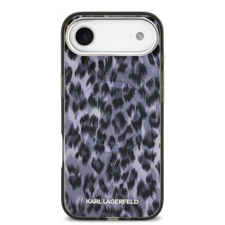 Karl Lagerfeld IML Leopard MagSafe Case for iPhone Air / grey