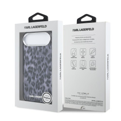 Karl Lagerfeld IML Leopard MagSafe Case for iPhone Air / grey