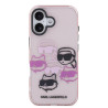 Karl Lagerfeld IML Multi K&CH Heads Case for iPhone 17 / pink
