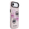 Karl Lagerfeld IML Multi Karl and Choupette Heads Case for iPhone Air / pink