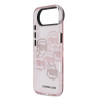Karl Lagerfeld IML Multi Karl and Choupette Heads Case for iPhone Air / pink