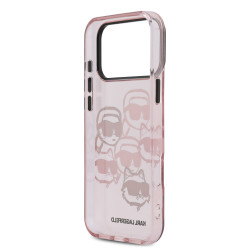 Karl Lagerfeld IML Multi K&CH Heads Case for iPhone 17 Pro Max / pink