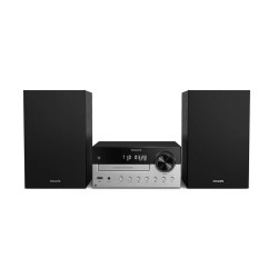 Philips TAM4205M2/12 garso kolonėlių komplektas namams Namų garso mikro sistema 80 W Juoda, Sidabras