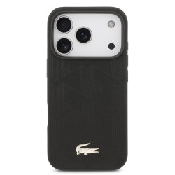 Lacoste PU Nomogramme Gold Logo MagSafe Case for Apple iPhone 17 Pro
