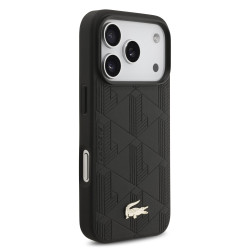 Lacoste PU Nomogramme Gold Logo MagSafe Case for Apple iPhone 17 Pro