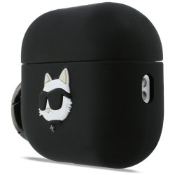 Karl Lagerfeld 3D Logo NFT Choupette Head Silicone Case for Apple AirPods Pro 3