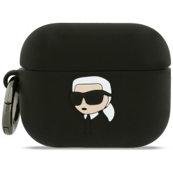 Karl Lagerfeld 3D Logo NFT Karl Head Silicone Case for Apple AirPods Pro 3