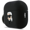 Karl Lagerfeld 3D Logo NFT Karl Head Silicone Case for Apple AirPods Pro 3