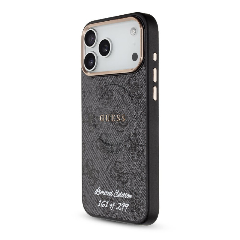 Guess PU 4G MagSafe Strap Limited Edition of 299 Case for Apple iPhone 17 Pro Max