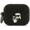 Karl Lagerfeld 3D Logo NFT Karl and Choupette Silicone Case for Apple AirPods Pro 3