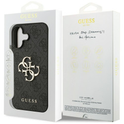 Guess PU 4G Metal Logo Case for Apple iPhone 17