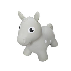 Gerardo's Toys Jumping Toy Horse Gray