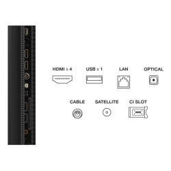 TCL C6K 50C6K TV 127 cm (50") 4K Ultra HD Smart TV Wi-Fi Metallic
