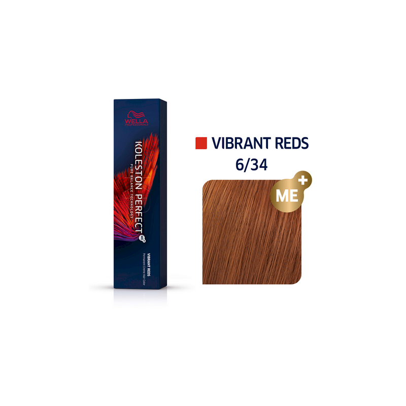 Wella Professionals Koleston Perfect Me+ Vibrant Reds 6/34 Hair Color 60 ml