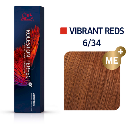Wella Professionals Koleston Perfect Me+ Vibrant Reds 6/34 Hair Color 60 ml