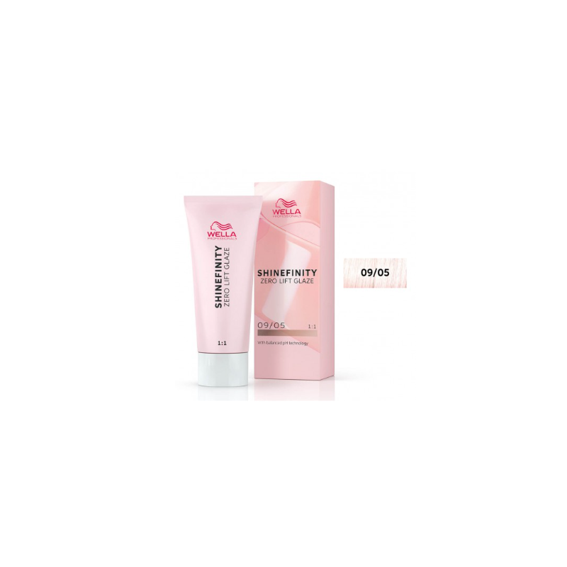 Wella Professionals Shinefinity Zero Lift Glaze Hair Dye 09/05 Silk Blush 60 ml