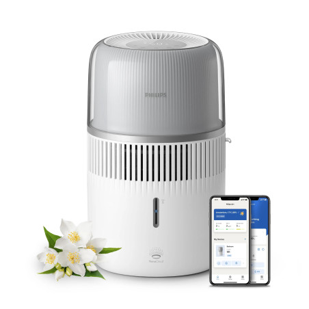 Philips 5000 series HU5710/00 oro drėkintuvas Garinis 4,5 L Balta 14,1 W