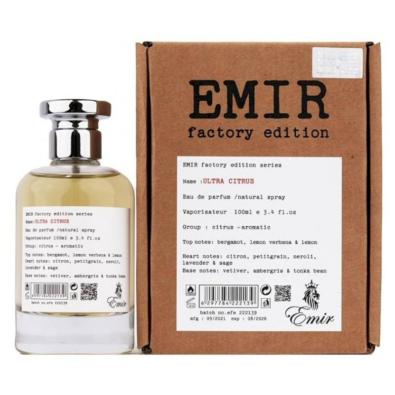 Emir Ultra Citrus Factory Edition Perfume EDP 100 ml
