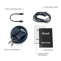 Marshall Major V Headphones Midnight Blue