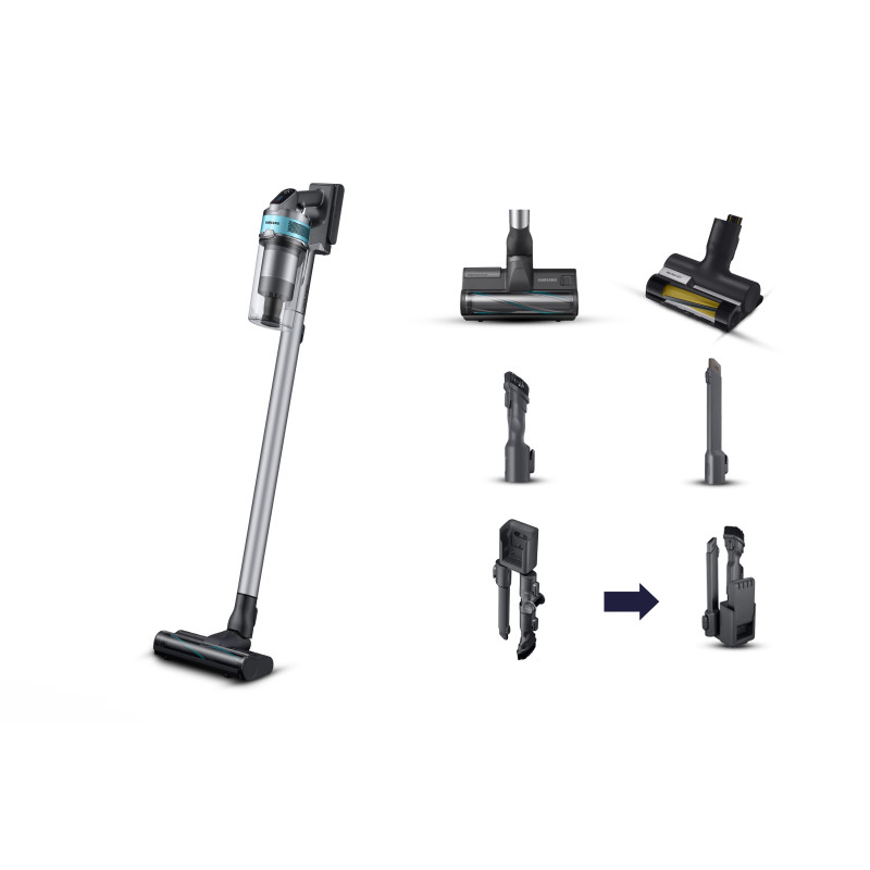 Samsung VS20B75AGR1 2-in-1 stick vacuum Battery Dry Bagless 550 W Black, Mint colour