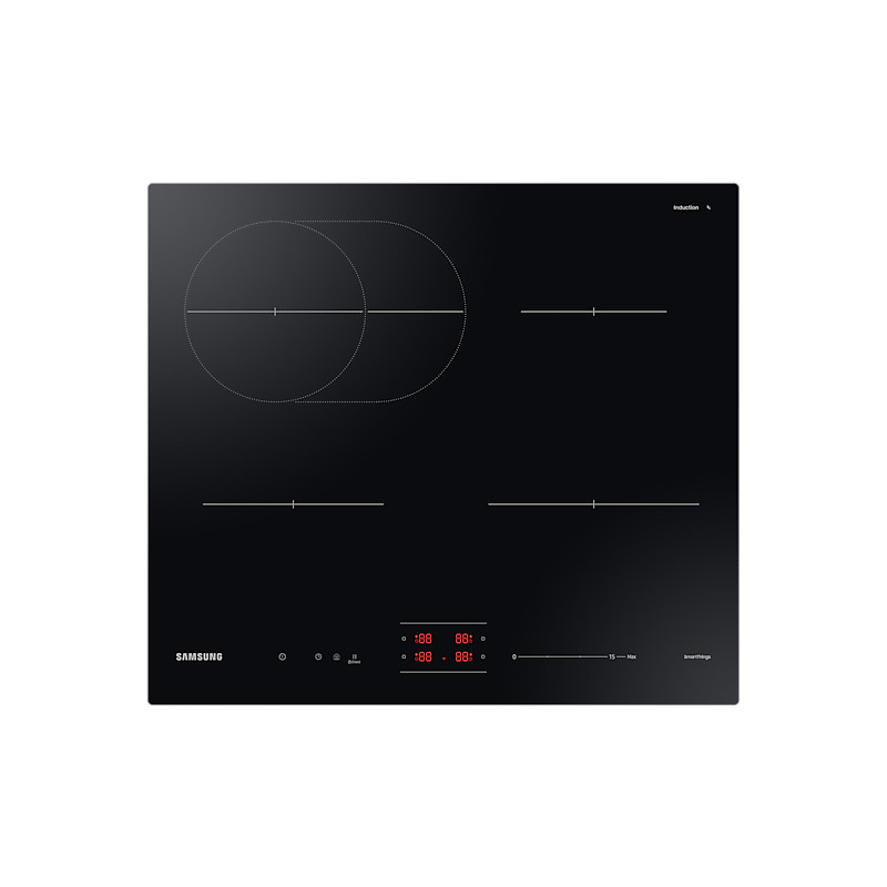 Samsung NZ64B4016FK Black Built-in 60 cm Zone induction hob 4 zone(s)