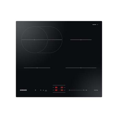 Samsung NZ64B4016FK Juoda Įmontuoti 60 cm Indukcinė viryklė, padalyta į sritis 4 zone(s)