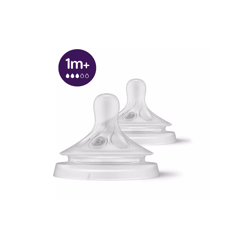 Philips Avent SCY963/02 Silicone Bottle Teats 2 pcs
