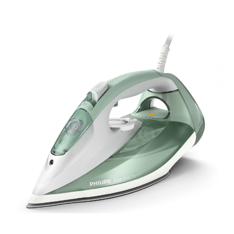 Philips DST7012/70 SteamGlide Plus soleplate 7000 series Steam Iron 2600W / 0.3L / Green Grey