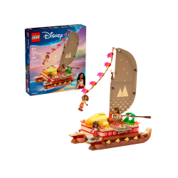 LEGO 43270 Disney Princess Moana Adventure Canoe Building Set