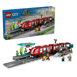 LEGO CITY 60423 Downtown Streetcar and Station Constructor
