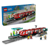 LEGO CITY 60423 Downtown Streetcar and Station Constructor