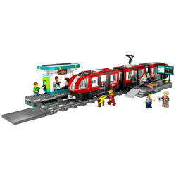 LEGO CITY 60423 Downtown Streetcar and Station Constructor